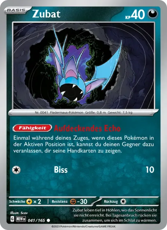 Zubat 41 – Karmesin & Purpur – 151