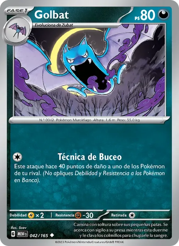 Golbat 42 – Escarlata y Púrpura – 151