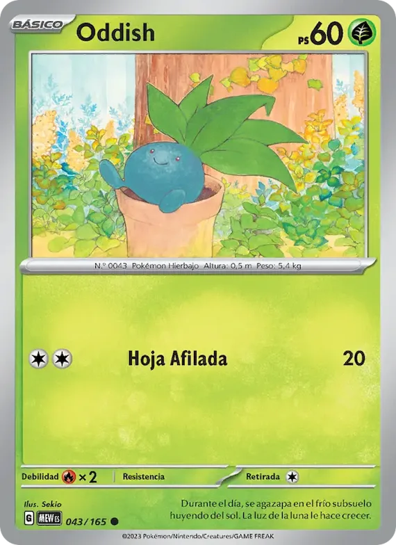 Oddish 43 – Escarlata y Púrpura – 151
