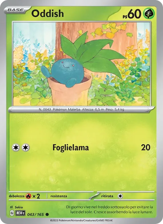 Oddish 43 – Scarlatto e Violetto – 151