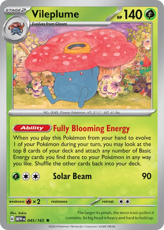 Vileplume 45 – Escarlate e Violeta – 151