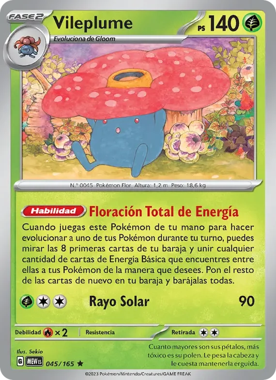 Vileplume 45 – Escarlata y Púrpura – 151