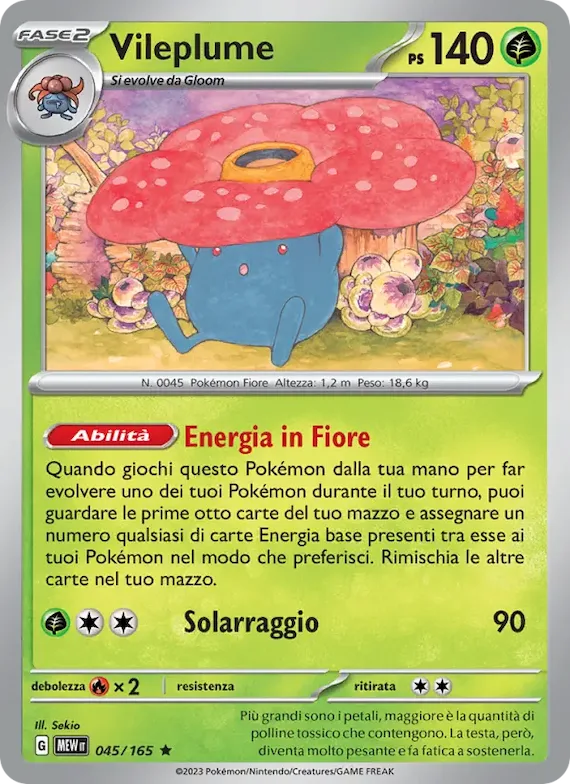 Vileplume 45 – Scarlatto e Violetto – 151