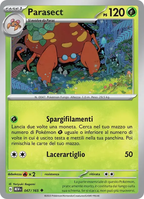 Parasect 47 – Scarlatto e Violetto – 151