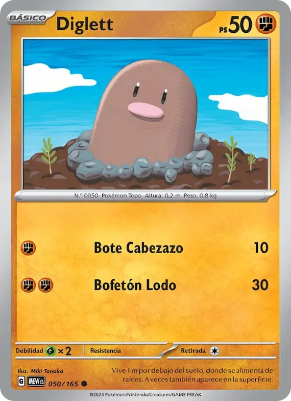 Diglett 50 – Escarlata y Púrpura – 151