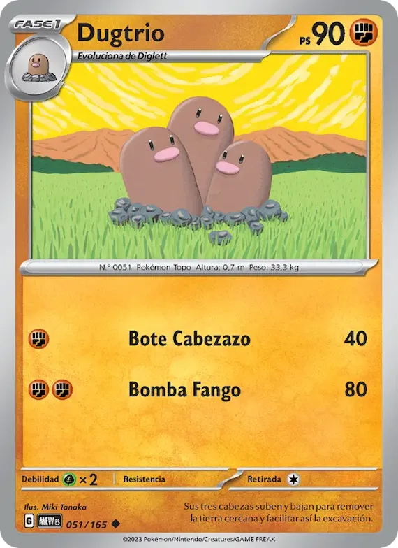 Dugtrio 51 – Escarlata y Púrpura – 151