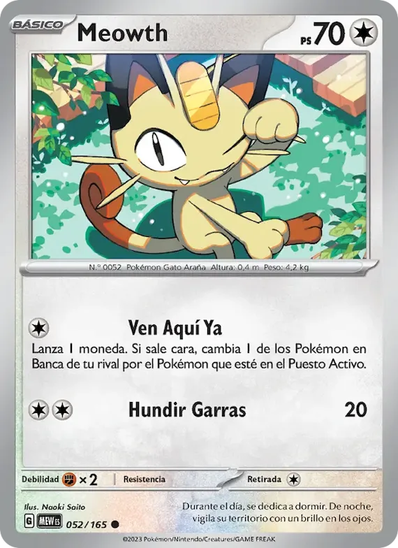 Meowth 52 – Escarlata y Púrpura – 151