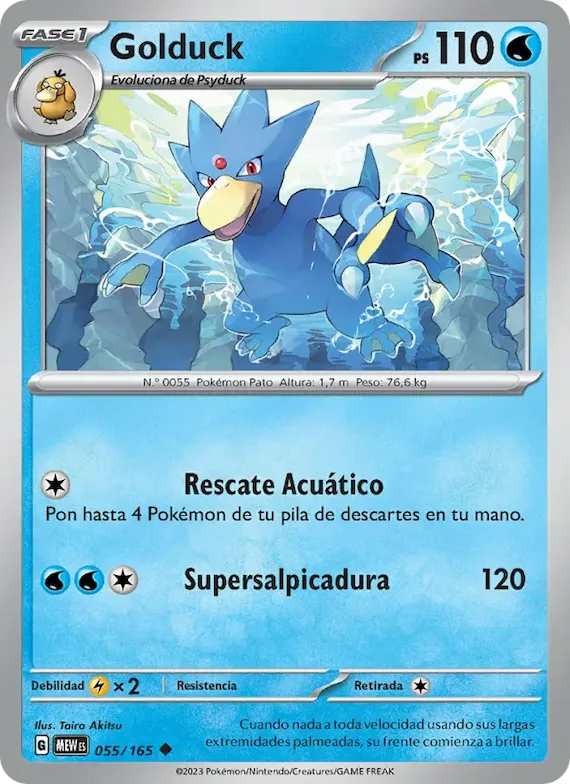 Golduck 55 – Escarlata y Púrpura – 151