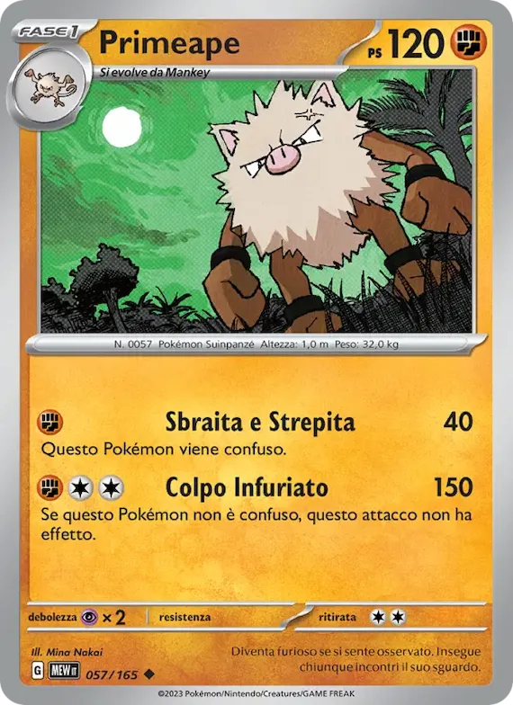 Primeape 57 – Scarlatto e Violetto – 151