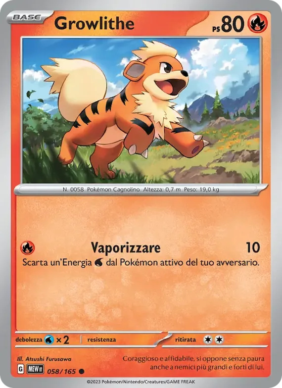 Growlithe 58 – Scarlatto e Violetto – 151