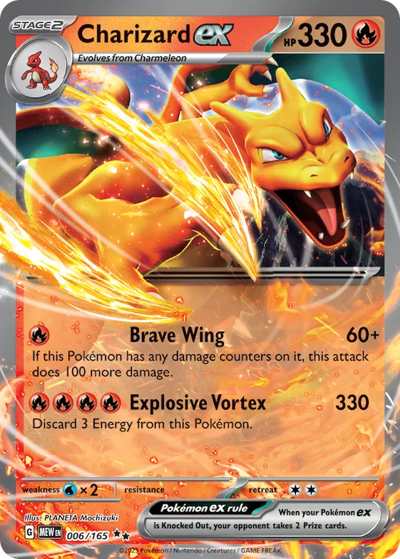 Charizard ex #6 – Scarlet & Violet 151
