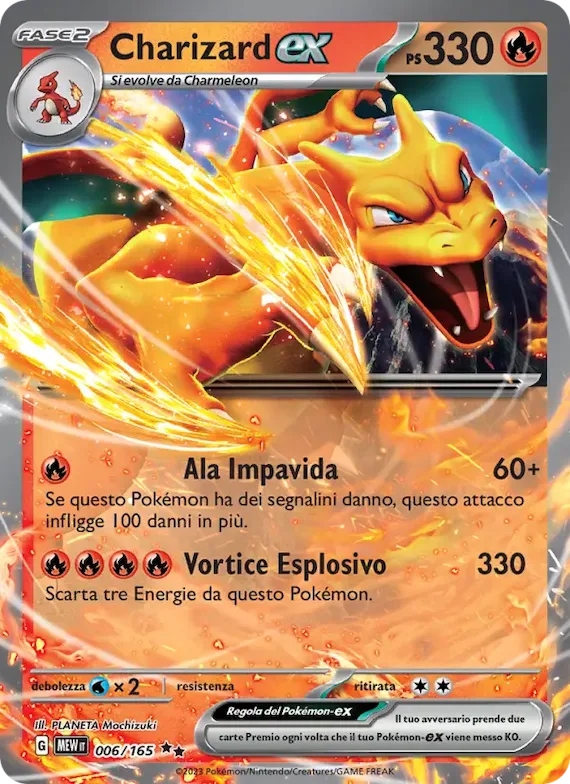 Charizard-ex 6 – Scarlatto e Violetto – 151
