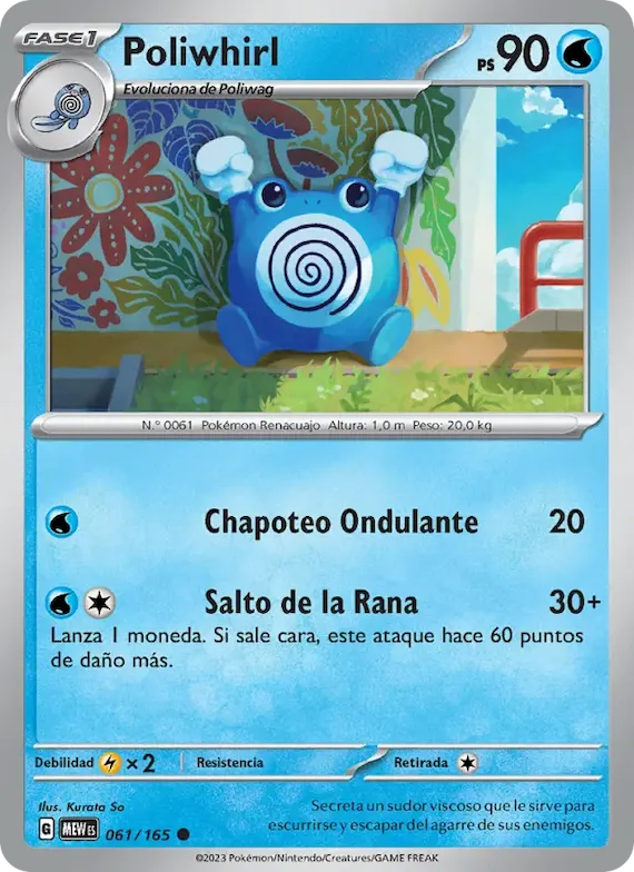 Poliwhirl 61 – Escarlata y Púrpura – 151