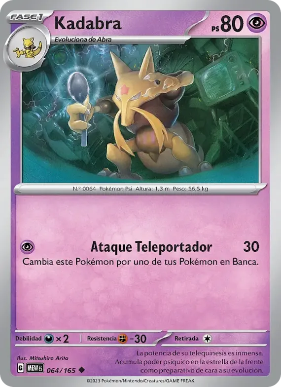 Kadabra 64 – Escarlata y Púrpura – 151