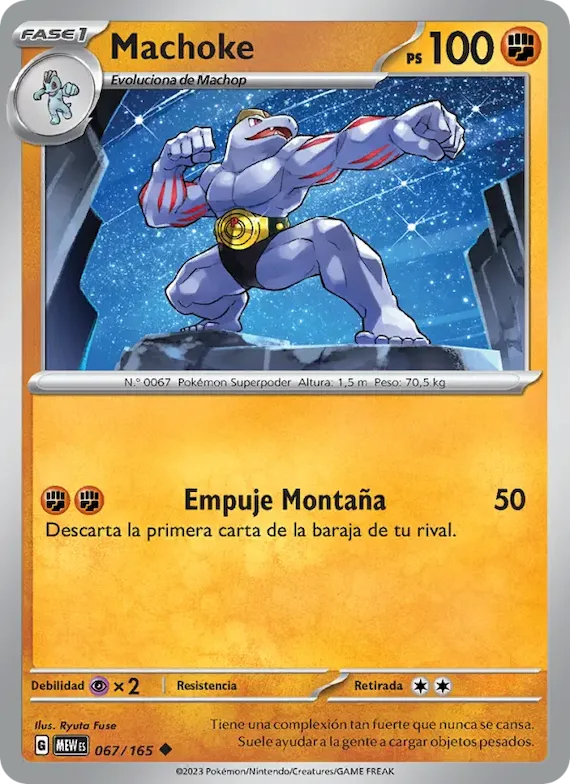 Machoke 67 – Escarlata y Púrpura – 151