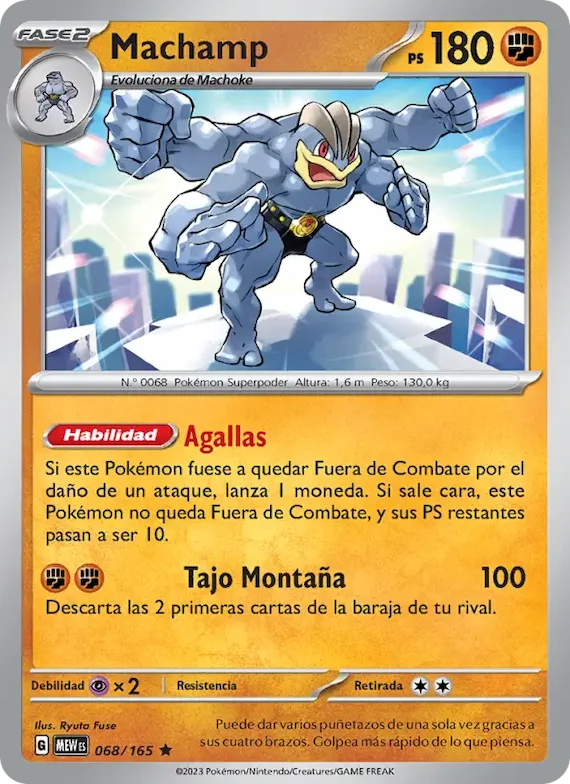 Machamp 68 – Escarlata y Púrpura – 151
