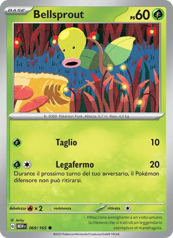 Bellsprout 69 – Scarlatto e Violetto – 151