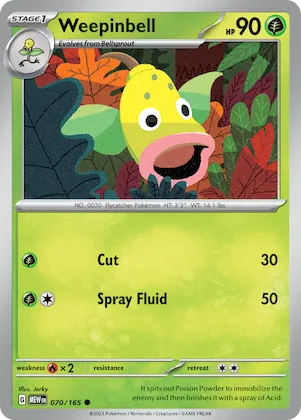 Weepinbell #70 – Scarlet & Violet 151