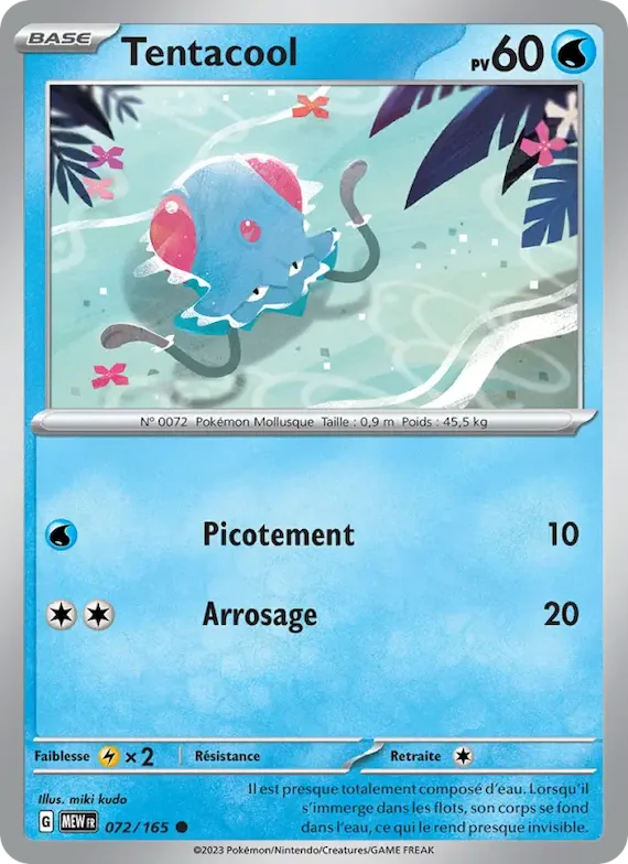 Tentacool 72 – Écarlate et Violet – 151