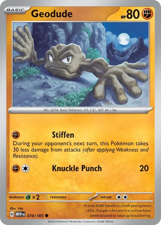 Geodude 74 – Escarlate e Violeta – 151