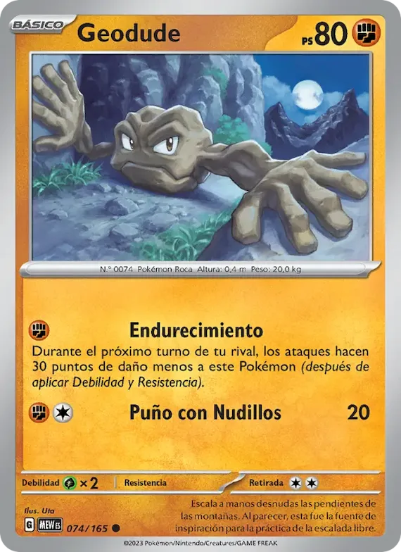 Geodude 74 – Escarlata y Púrpura – 151