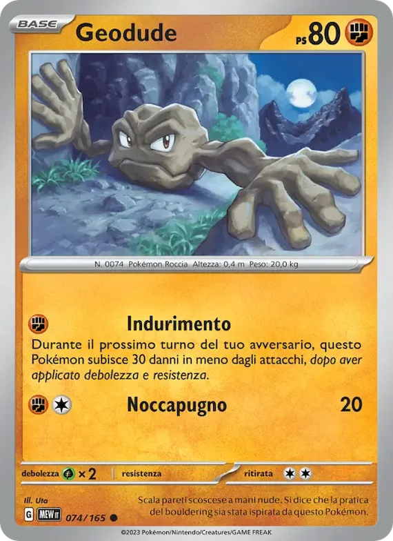 Geodude 74 – Scarlatto e Violetto – 151
