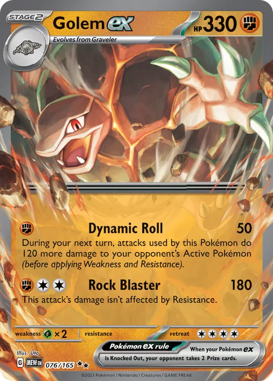 Golem ex #76 – Scarlet & Violet 151