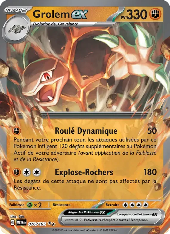 Grolem-ex 76 – Écarlate et Violet – 151