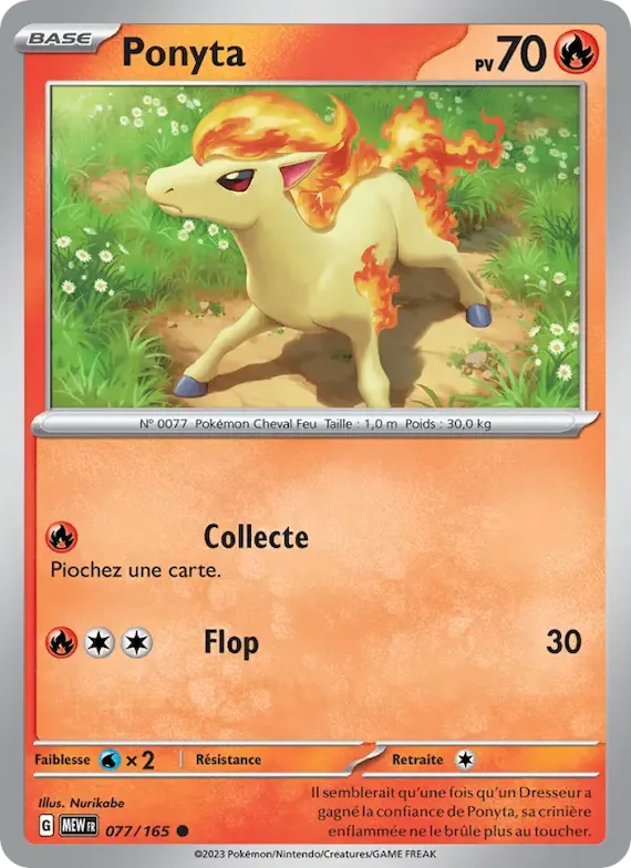 Ponyta 77 – Écarlate et Violet – 151