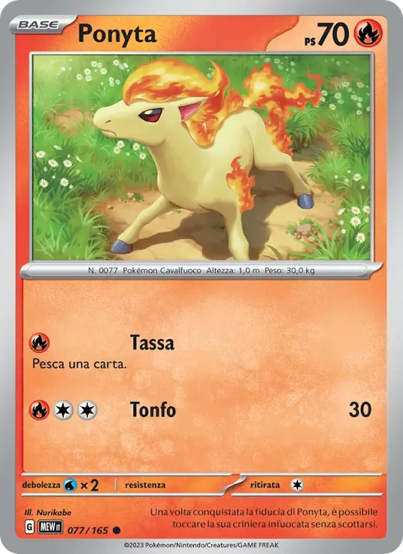Ponyta 77 – Scarlatto e Violetto – 151