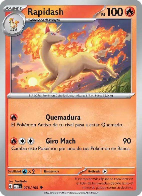 Rapidash 78 – Escarlata y Púrpura – 151
