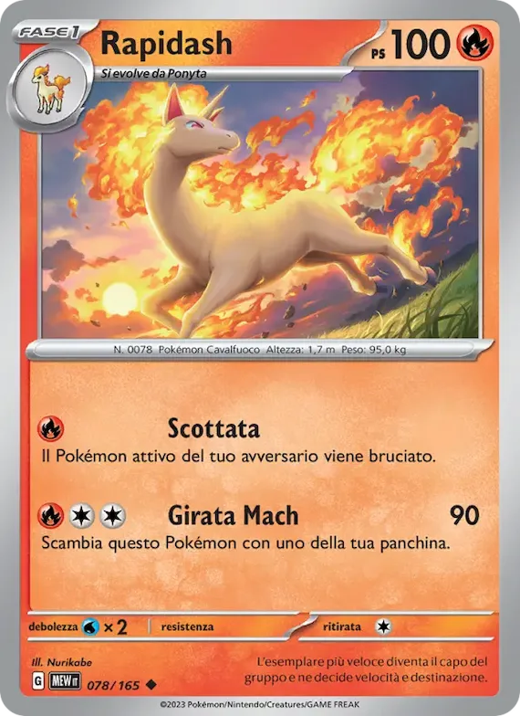 Rapidash 78 – Scarlatto e Violetto – 151