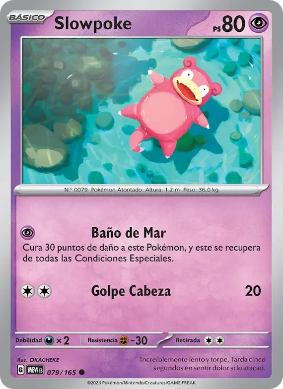 Slowpoke 79 – Escarlata y Púrpura – 151