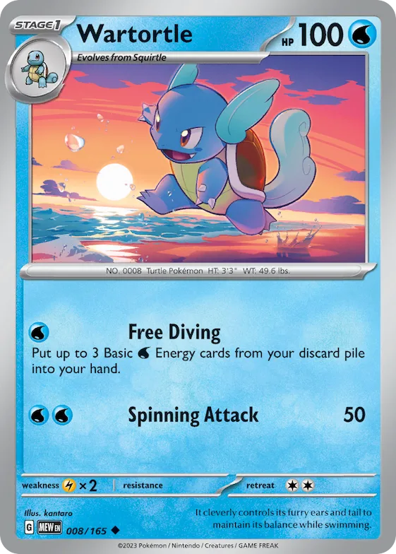 Wartortle 8 – Escarlate e Violeta – 151