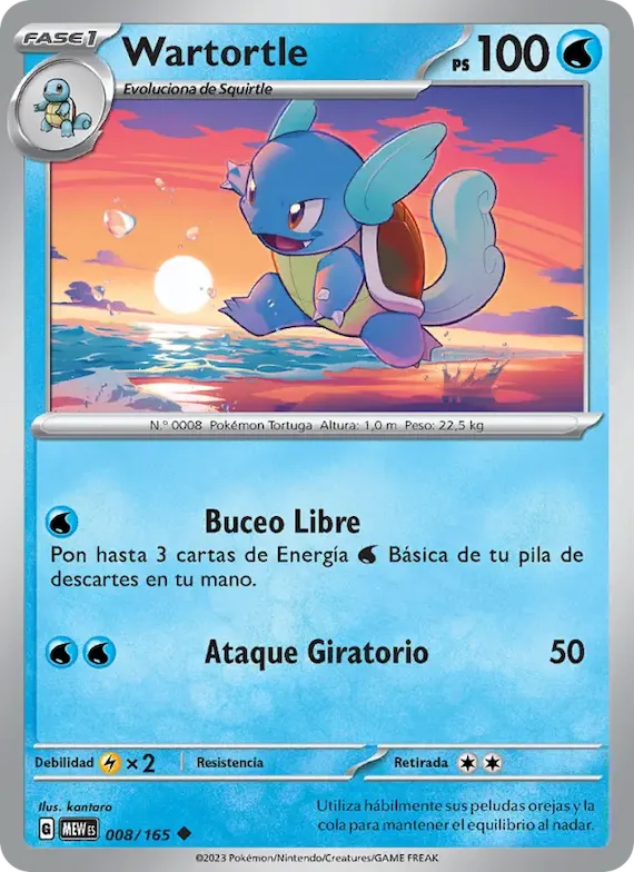 Wartortle 8 – Escarlata y Púrpura – 151