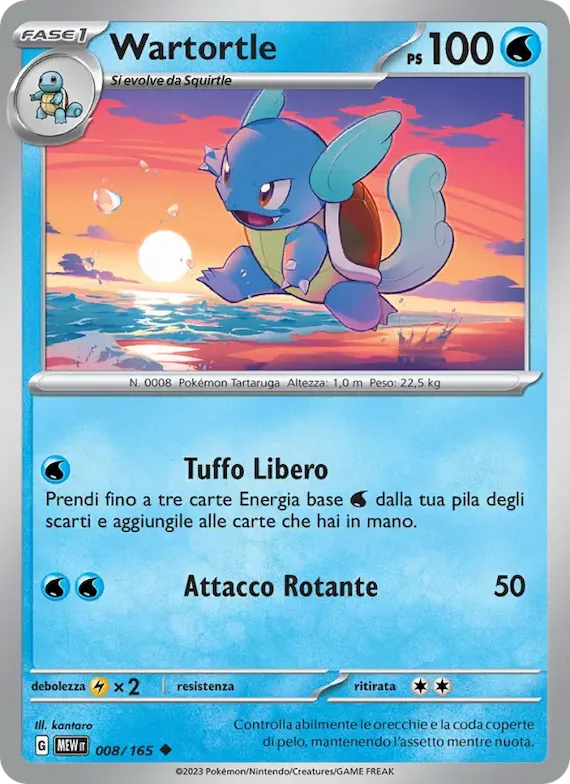 Wartortle 8 – Scarlatto e Violetto – 151
