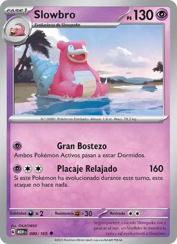 Slowbro 80 – Escarlata y Púrpura – 151