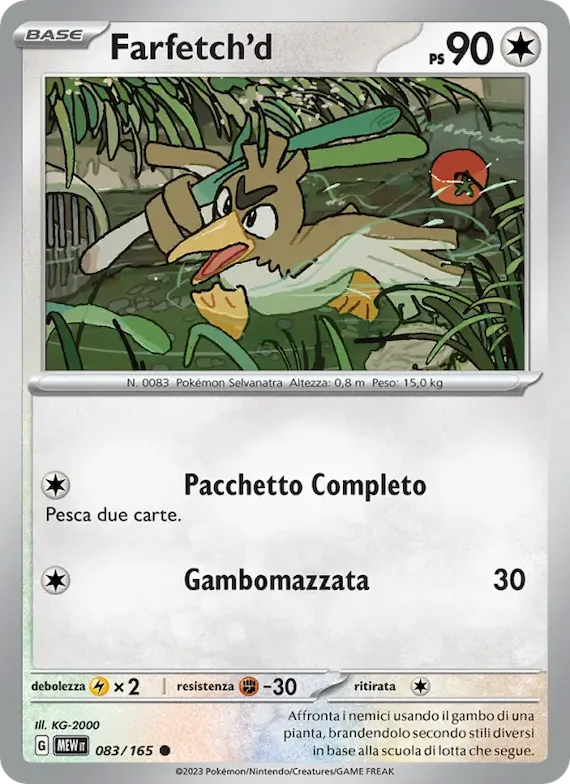 Farfetch'd 83 – Scarlatto e Violetto – 151