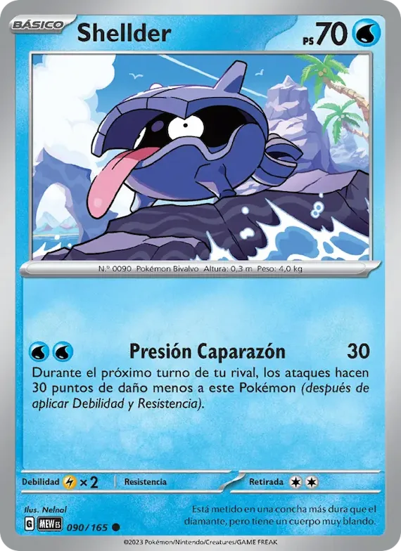 Shellder 90 – Escarlata y Púrpura – 151