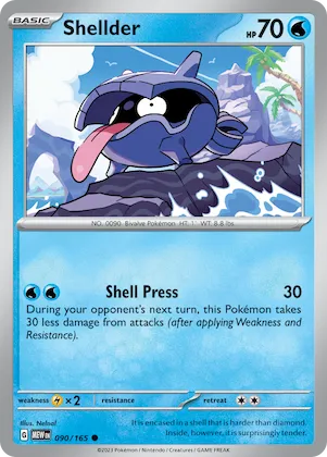 Shellder #90 – Scarlet & Violet 151