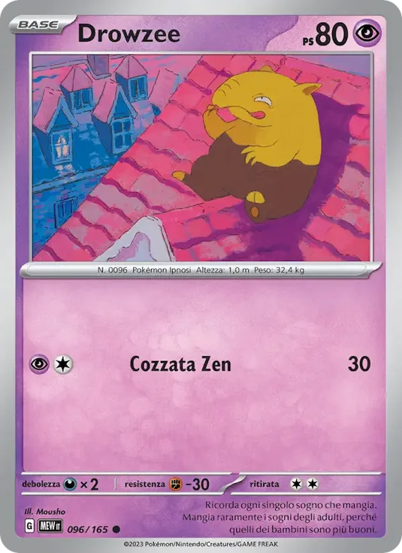 Drowzee 96 – Scarlatto e Violetto – 151