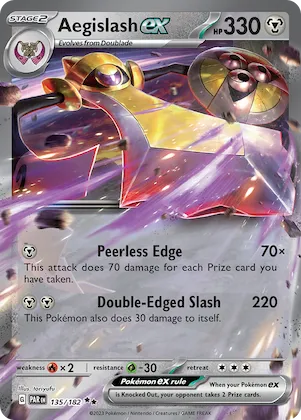 Aegislash ex #135 – Paradox Rift