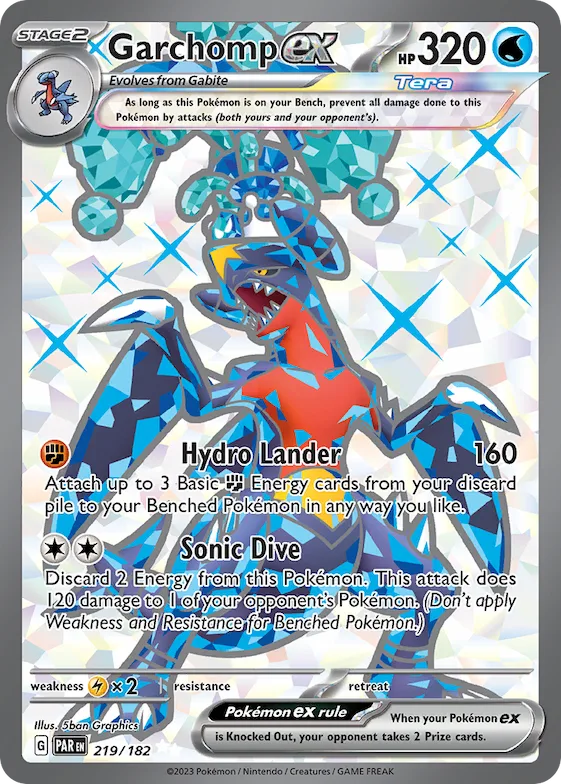 Garchomp ex #219 – Paradox Rift