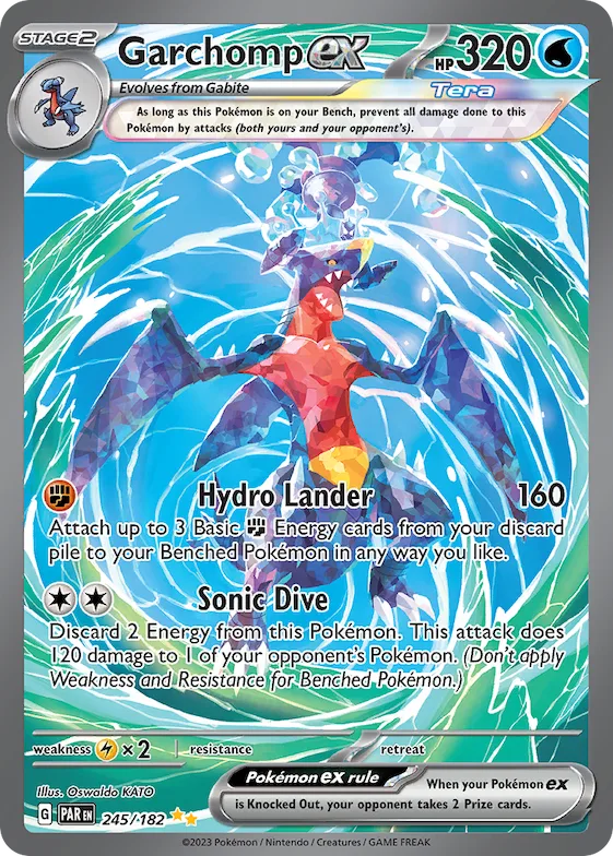 Garchomp ex #245 – Paradox Rift