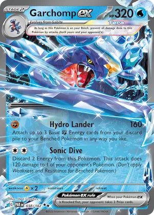 Garchomp ex #38 – Paradox Rift