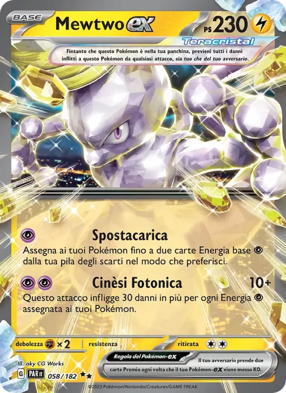 Mewtwo-ex 58 – Paradosso Temporale