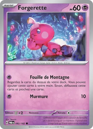 Forgerette n° 82 – Faille Paradoxe