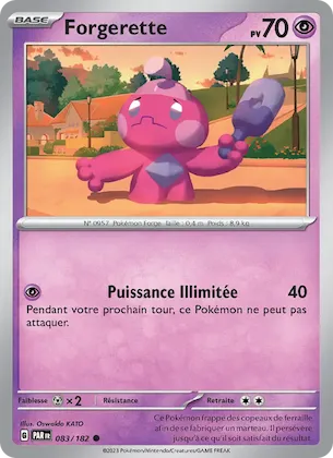 Forgerette n° 83 – Faille Paradoxe