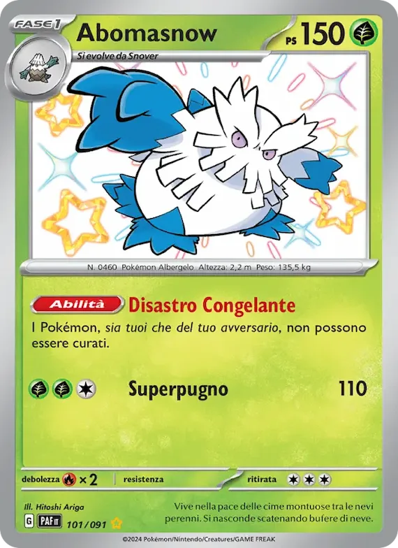 Abomasnow 101 – Destino di Paldea