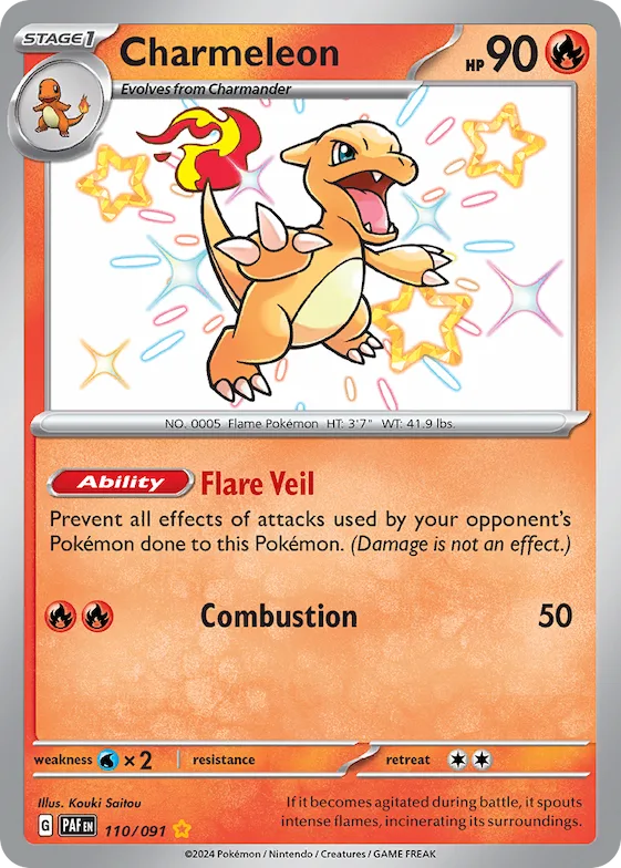 Charmeleon #110 – Paldean Fates